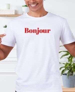 T-shirt oversize avec slogan brodé
